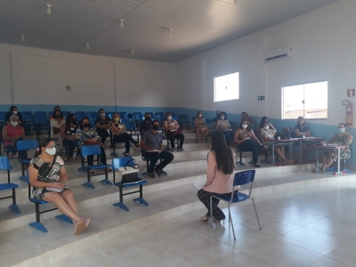 Reunião de alinhamento do retorno das aulas presenciais.