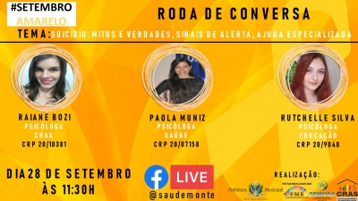 Setembro Amarelo - Prevenção ao suicídio e valorização da vida